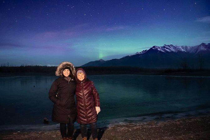 Anchorage Aurora Tour and Northern Lights Photo - Eagle River (Mt. Baldy trailhead area): higher elevation for broader north views
