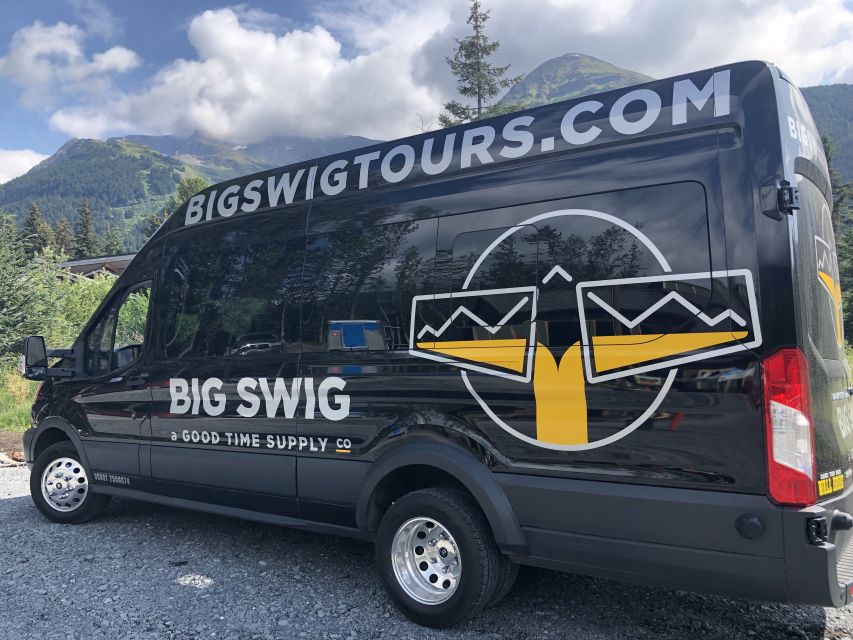 Anchorage Brews Tour - Getting started in downtown Anchorage: the Log Cabin meetup and Big Swig van