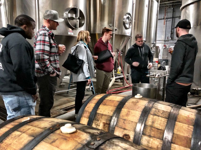 Anchorage Brews Tour - The first two brewery stops: behind-the-scenes brewing talk and tastings