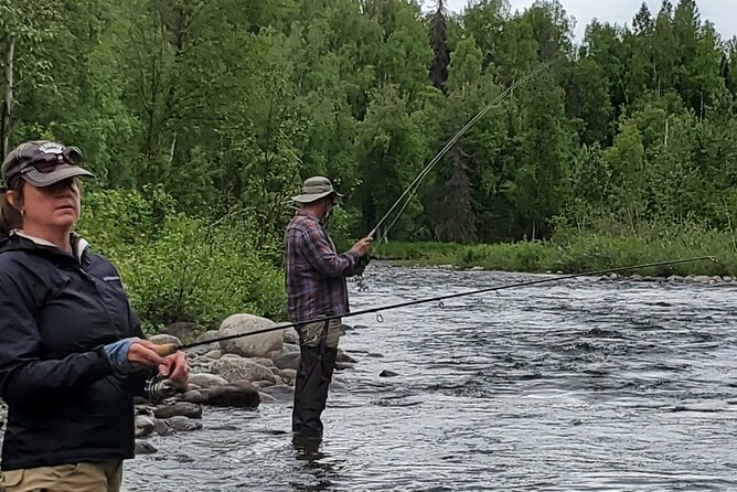 Anchorage Guided Fly-fishing with transportation - The River Time: 4 to 6 Hours Where the Day Turns Real
