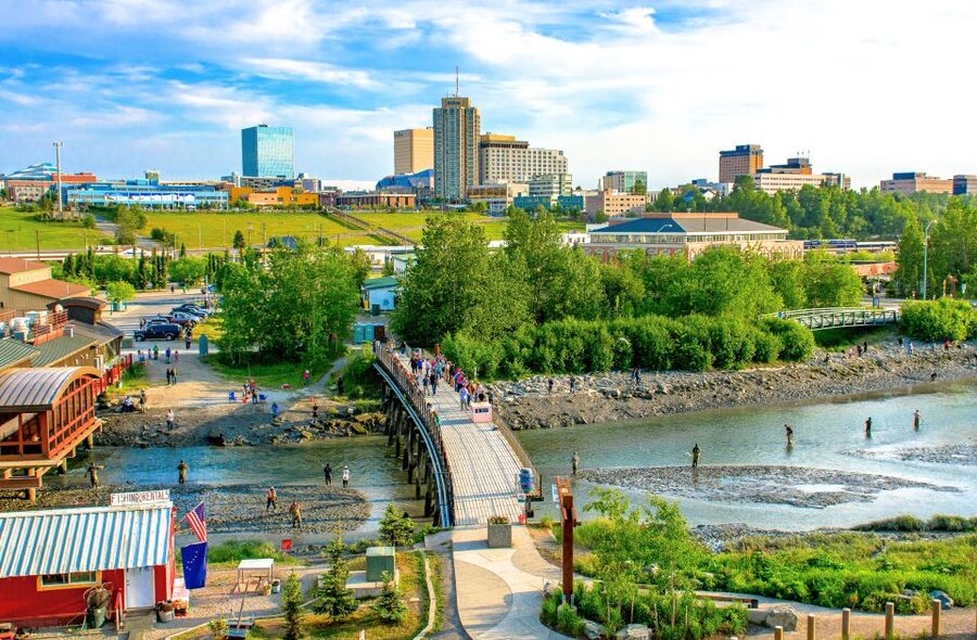 Anchorage: Guided Food and Sightseeing Tour by Van - Anchorage From the White Van At William A. Egan Center