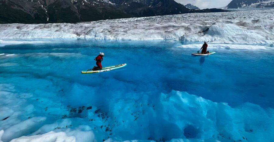 Anchorage: Knik Glacier Helicopter and Paddleboarding Tour - Getting to the Glacier: Check-In, Helicopter Flight, Then Ice Under Your Boots