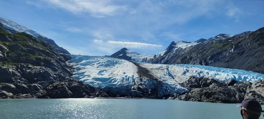 Anchorage: Portage Glacier and Wildlife Explorer Cruise - Glacier stop: what you’re doing on the ice-facing portion