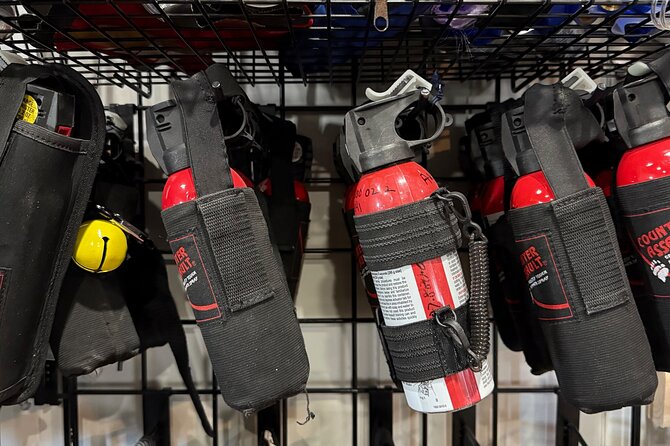 Bear Spray Rental 10 oz Counter Assault with Holster & Bear Bell - What You’re Renting: Counter Assault 10 oz, Holster, and Bear Bell