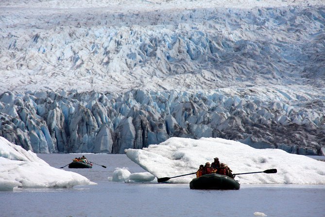 Bears, Trains & Icebergs Tour - Spencer Glacier iceberg float: close-up ice and a real river feel
