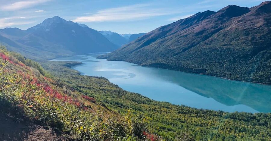 Beautiful nature around Anchorage Waterfall, Lake, Mountains - A 7-Hour Nature Reset Right Outside Anchorage