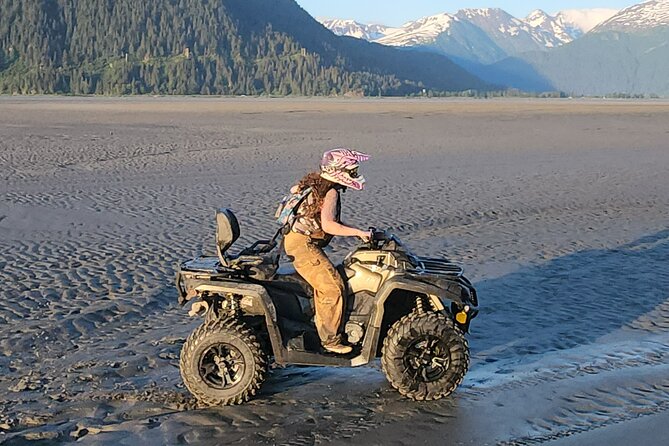 Private AKMUDITUP ATV Experience - Mudding across streams and mudflats: where the fun and risk meet