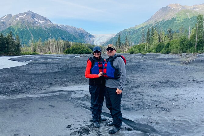 Rafting Adventure on Resurrection River from Seward, Alaska - Kenai Fjords National Park stop: glacier views near Exit Glacier