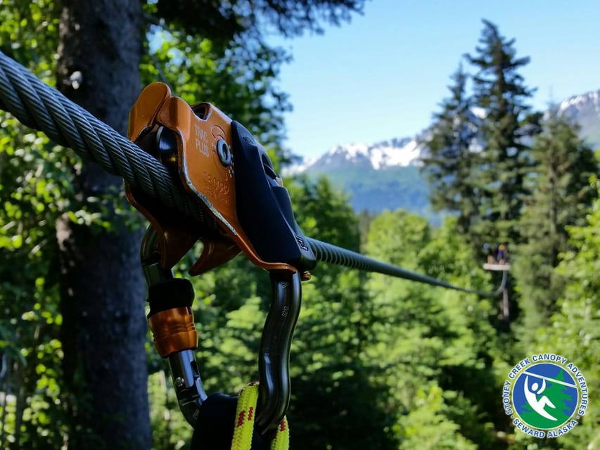 Seward: Stoney Creek Canopy Tour with Zipline - Launching the Course: Your First Zipline Over the Valley