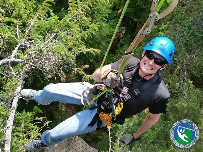 Seward: Stoney Creek Canopy Tour with Zipline - Crossing Bridges and Rappels in the Darker Rain Forest