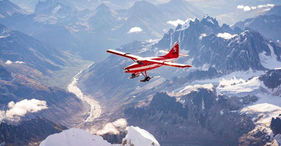 Talkeetna: Guided Tour of Denali National Park By Air - Inside the Small Plane: Window Time, Headsets, and Photo Reality