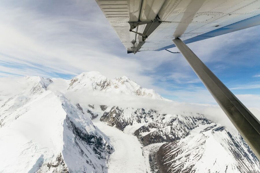 Talkeetna: Mountain Voyager with Optional Glacier Landing - Kahiltna Glacier: The 45-Mile Ice Highway